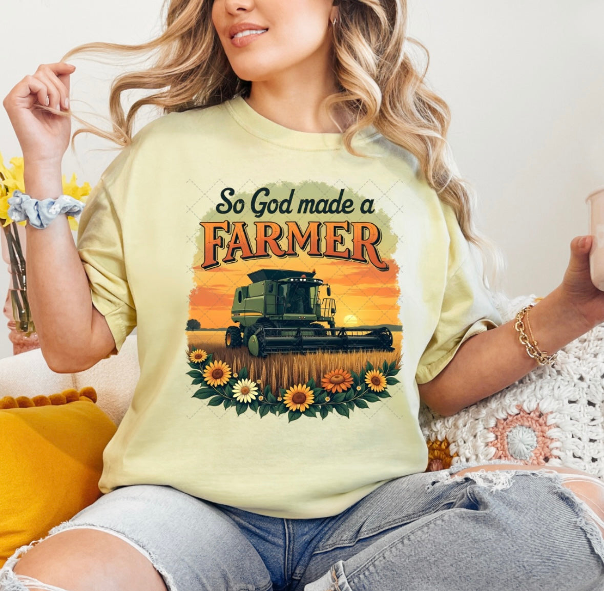 So God Made a Farmer T-Shirt