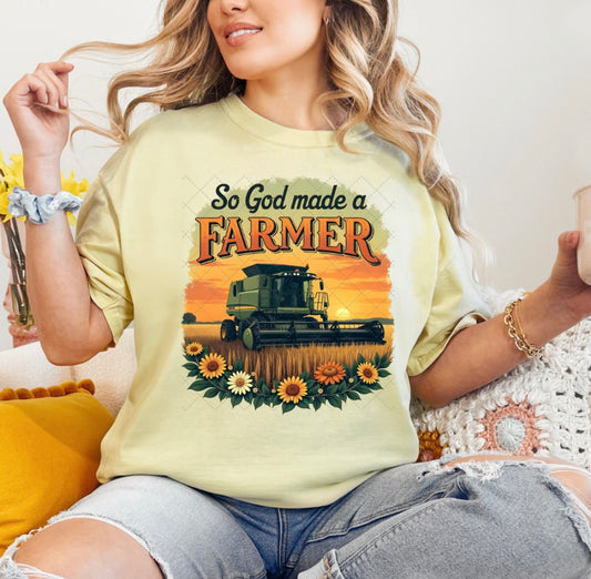 So God Made a Farmer T-Shirt