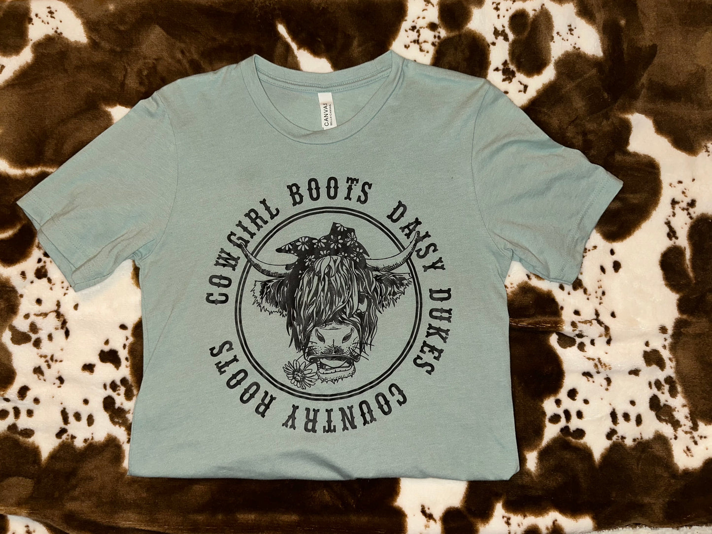 Cowhide tee