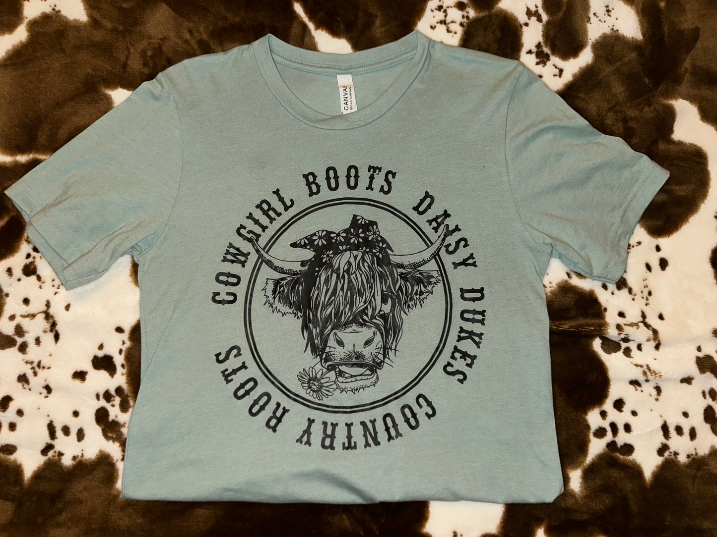 Cowhide tee