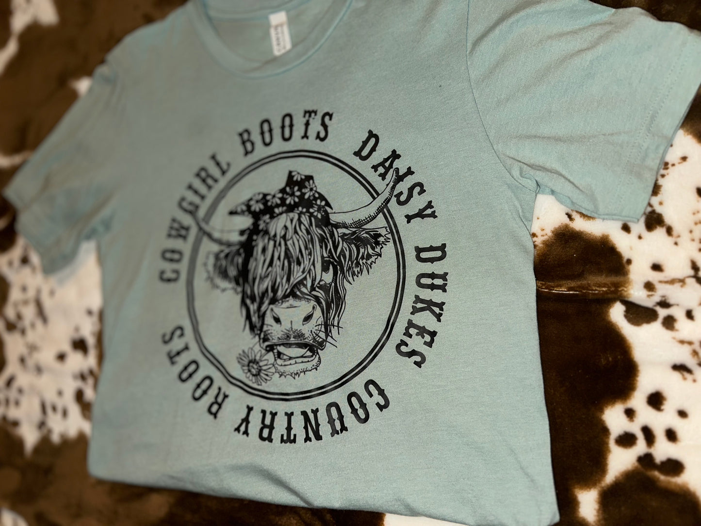 Cowhide tee