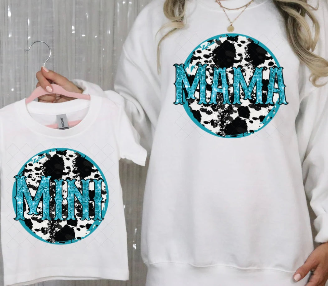 Mama -Cow print - T-shirt *only*