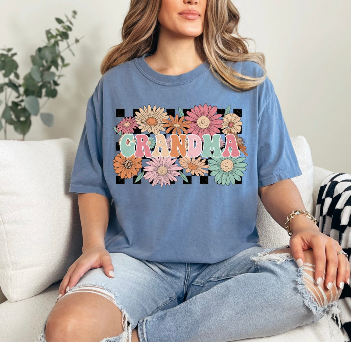 Grandma Floral Tee