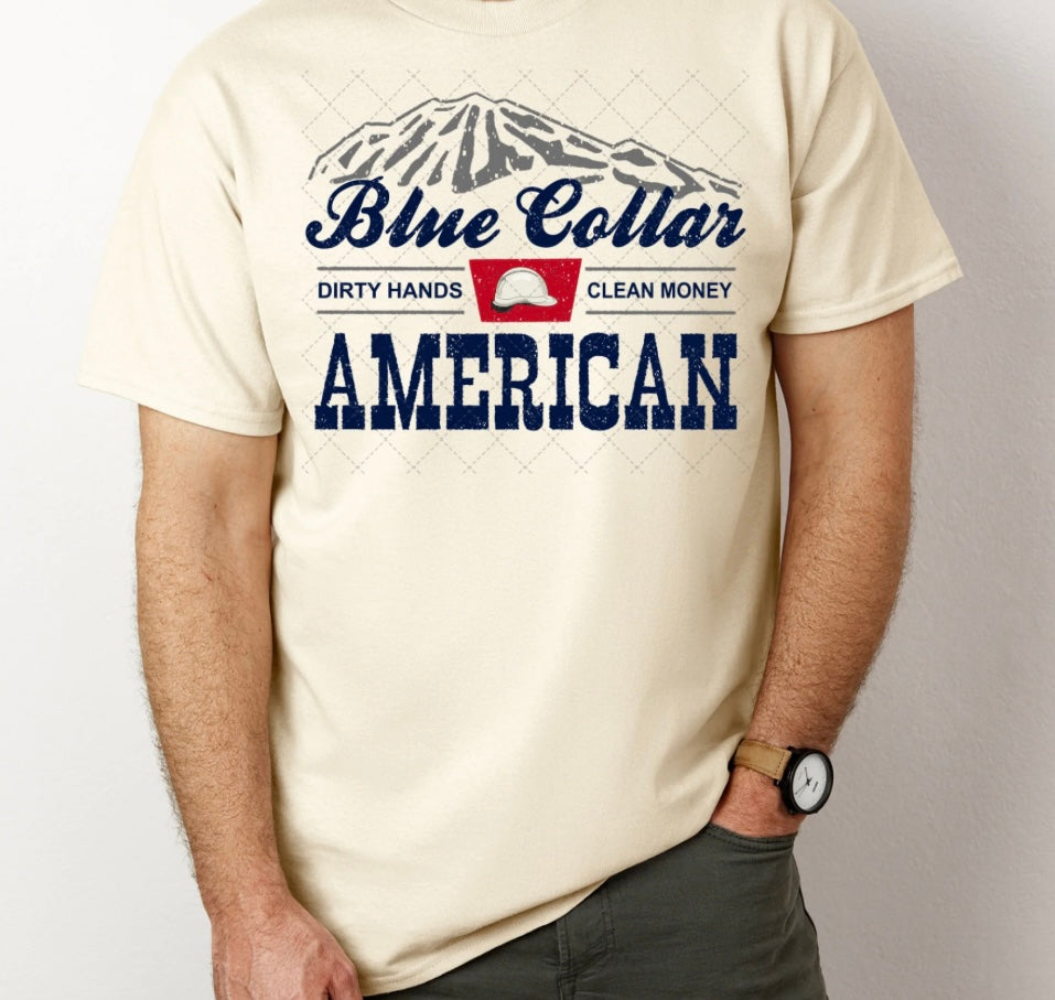 Blue Collar American - T-Shirt
