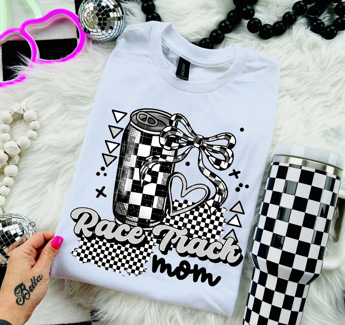 Race Track Mom Tee